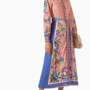 Raishma 100% Cotton Aline Midi Dress UK Size 14 NWT